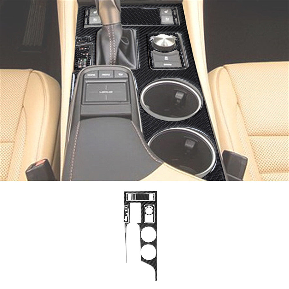 2Pcs Carbon Fiber Central Air Vent Cover Trim For 6Series E63 E64 2004-2010 v