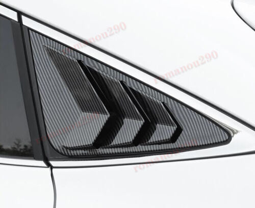 2 Piece for Honda Accord 2018-2022 Black Titanium Inner Door Speaker Frame Cover Trim- v