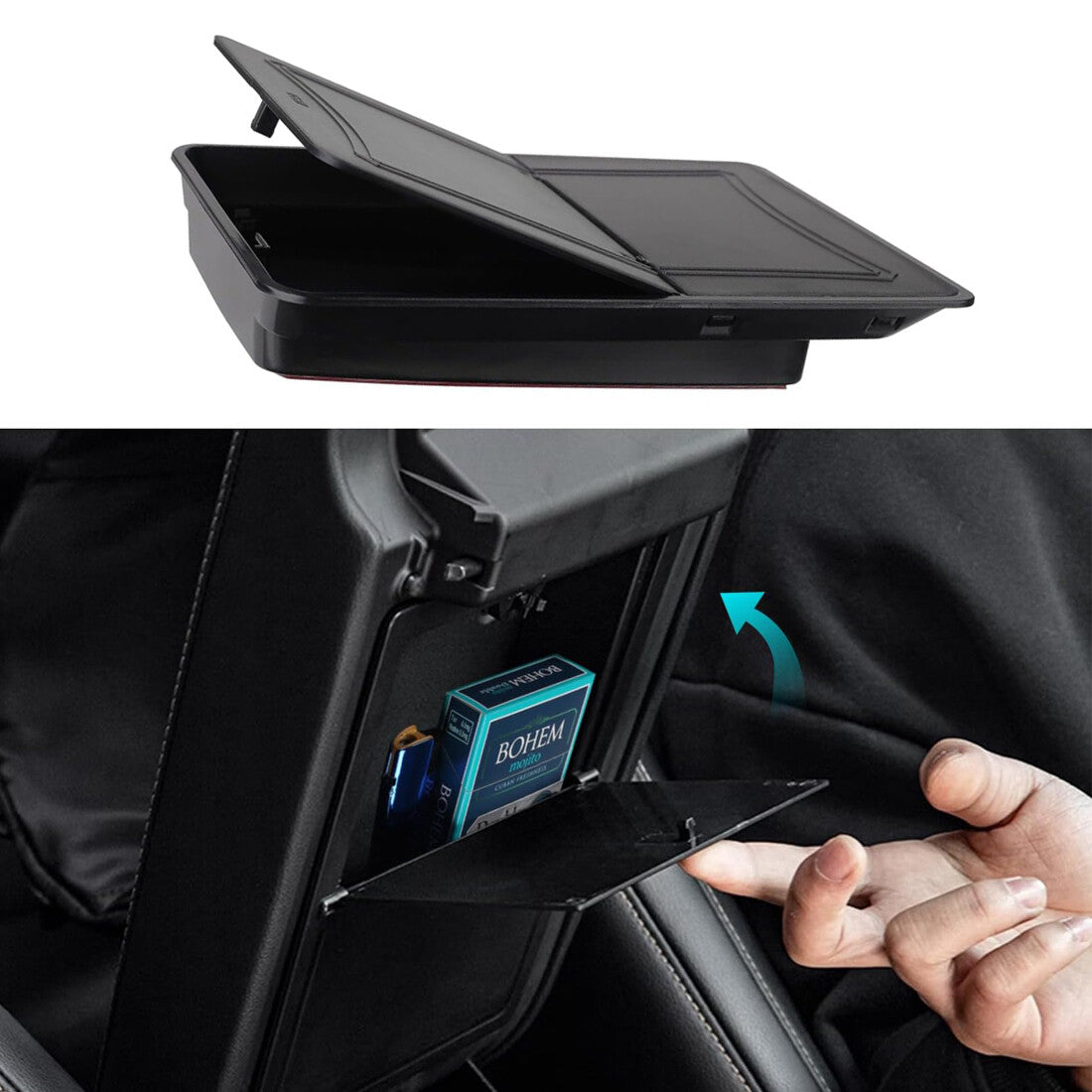 Fits 22-24 for Honda for Civic Car Console Armrest Hidden Storage Box/Organizer Accessory n