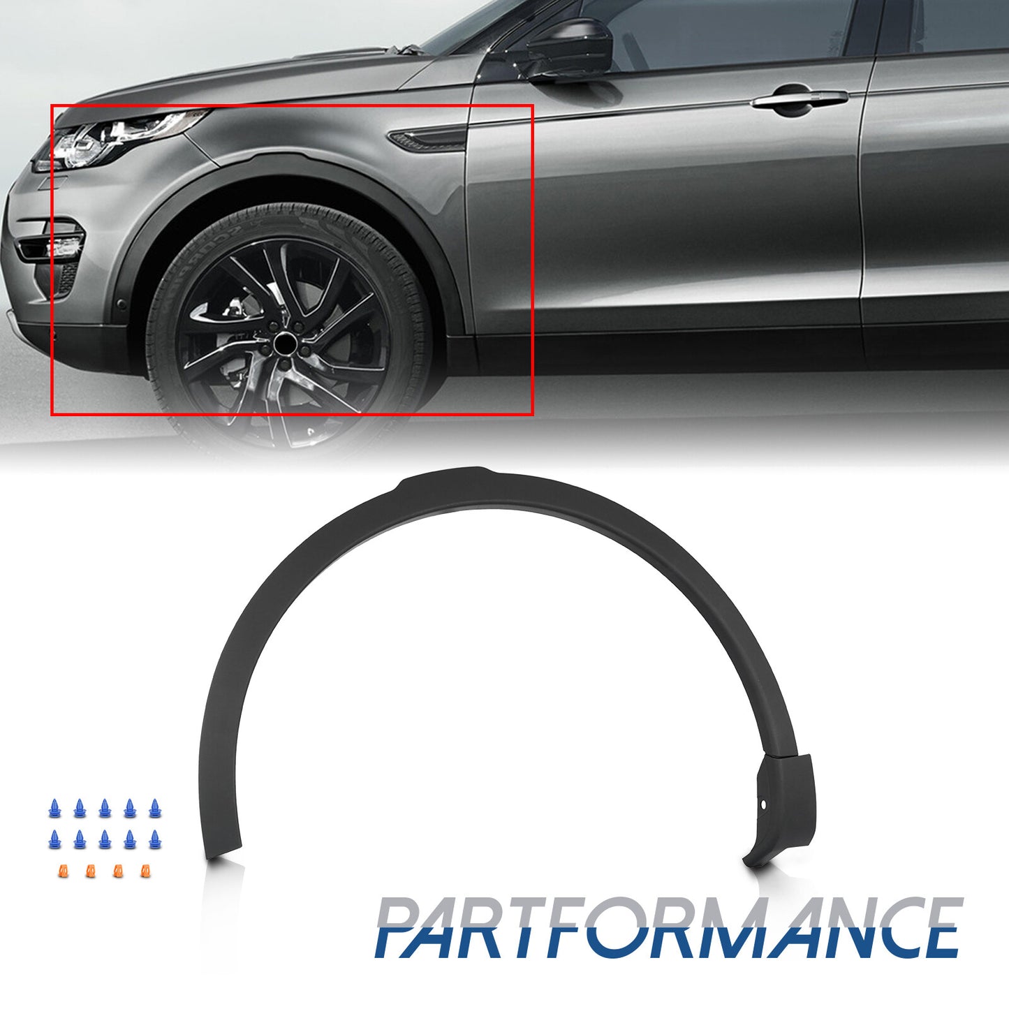 Fits Discovery Sport 2015 - 2019 LR061973 Front Left Fender Molded Wheel Arch