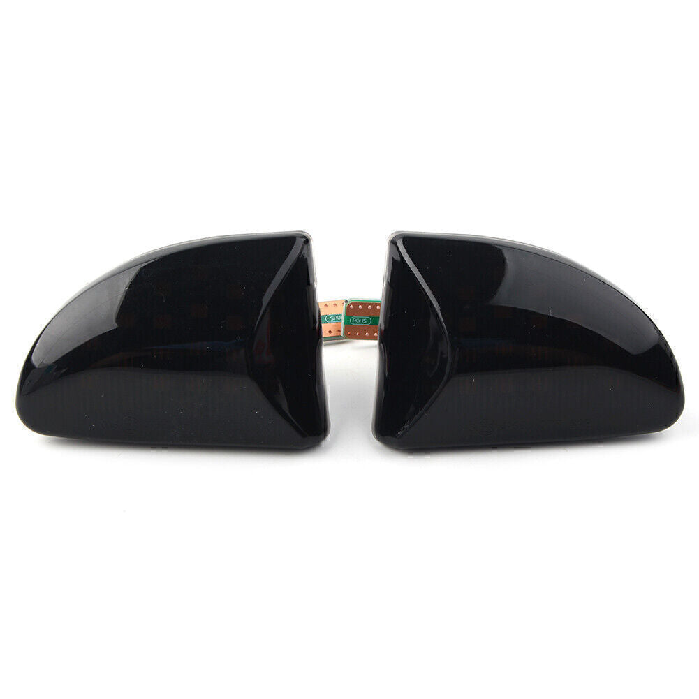 Black LED Sequential Dynamic Side Marker Light Turn Signal for Smart Fortwo W451