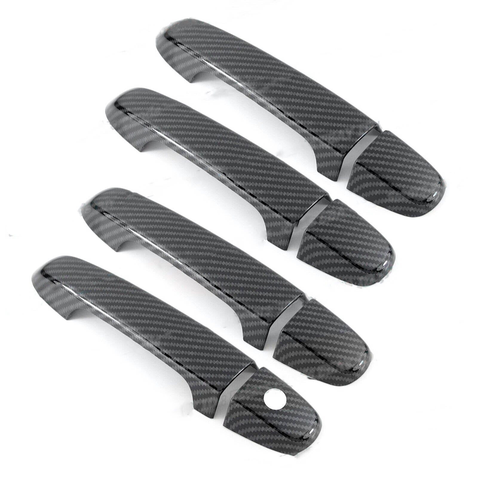 Shiny Carbon Fiber Cover Trim for 2022 for Subaru WRX Sedan Side Handle