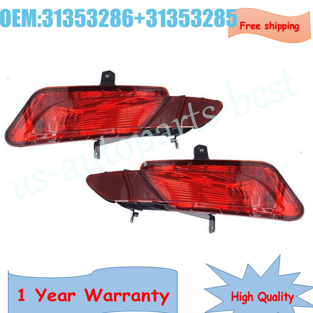 Rear L/R Bumper Reflector Fog Light Brake Lamp Parking for Volvo XC60 2014-2017