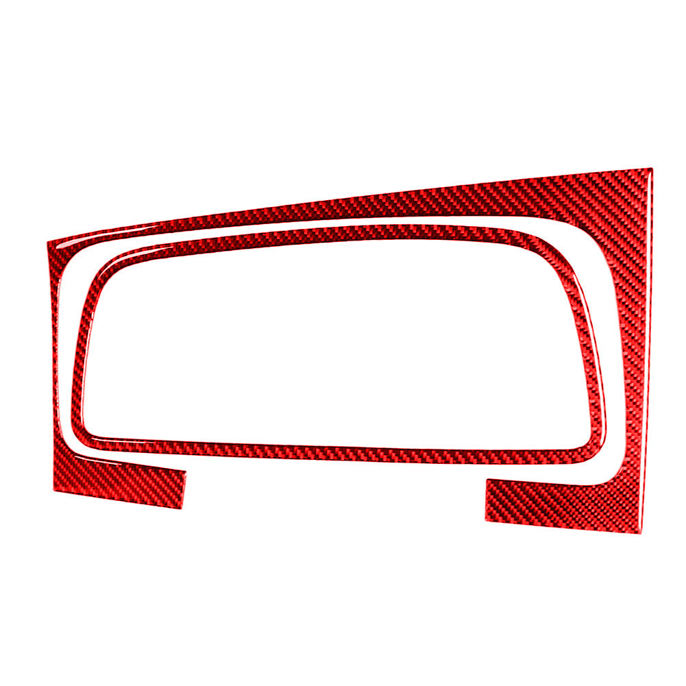 Red Carbon Fiber Window Control Button Cover Trim for Corolla 2014-2018 v