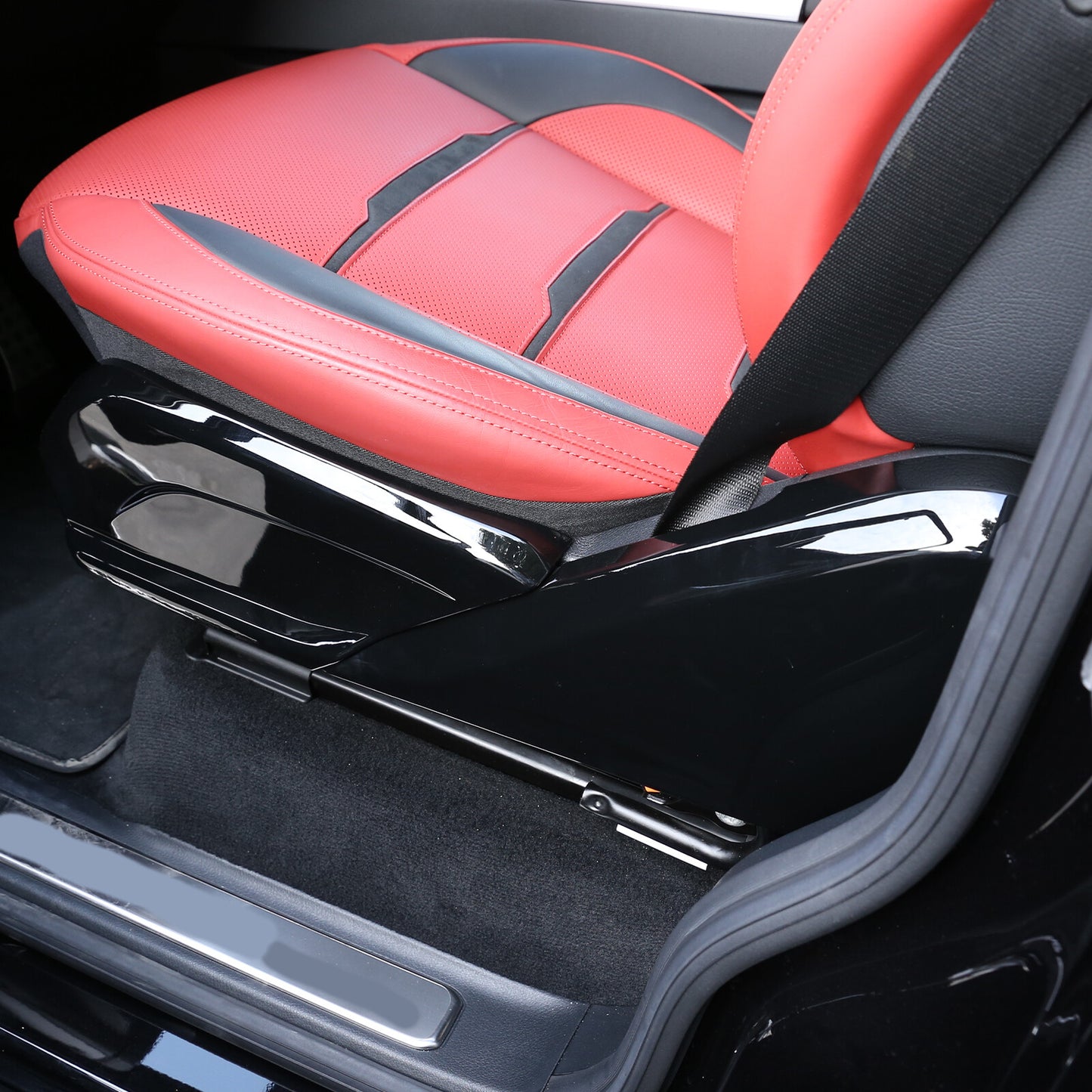 Gloss black side for seat panel cover trim for G-Class W464 2019-2023 4PCS n