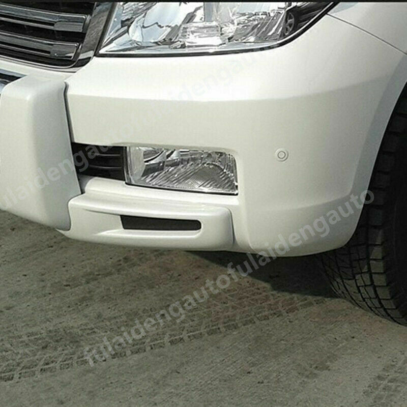 for Land Cruiser LC200 2008-2011 Pearl White Bumper Corner Guard Molding Trim 2X Q