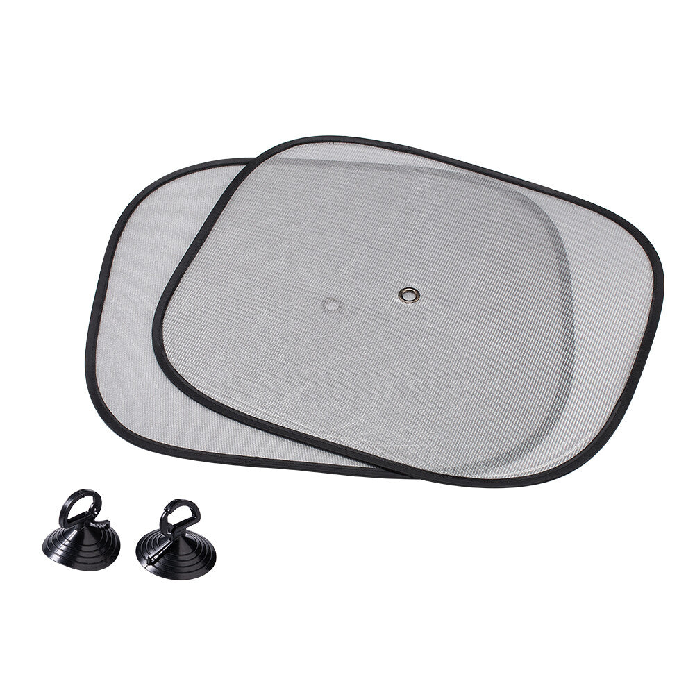 2PCS Car Window Shade Auto Sunshade for Blocking UV Ray Protect Kids Pet Mesh