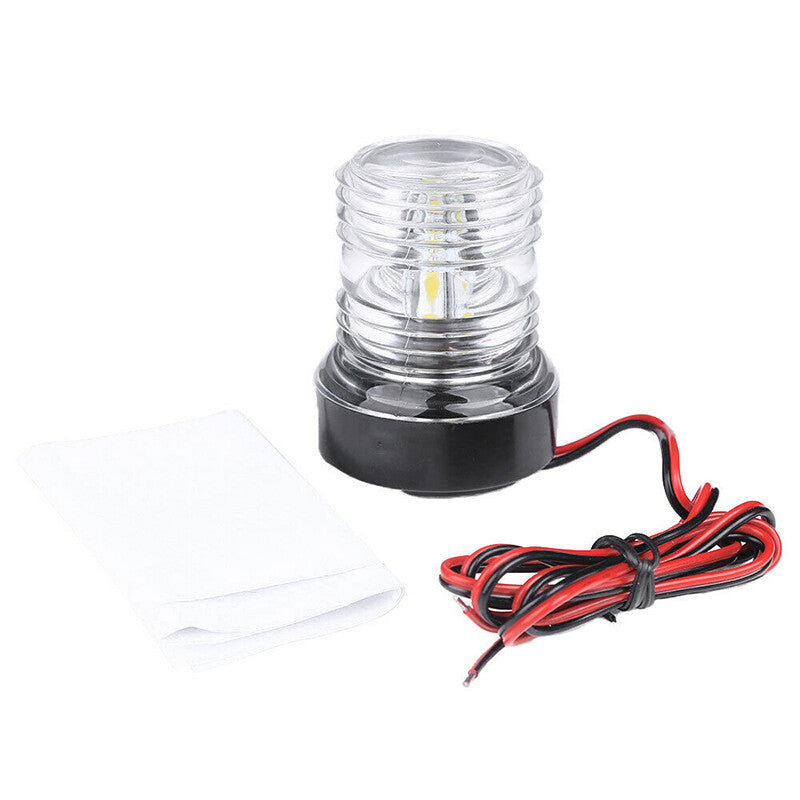 Marine LED Anchor Navigation Light Boat Yacht Light All Round 360 Degree White