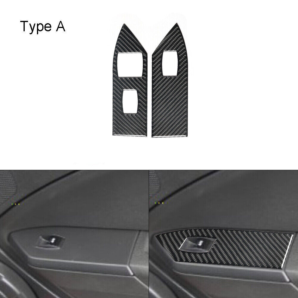 For Prius 2012-2015 Carbon Fiber Navigation Display Cover Trim Type A v