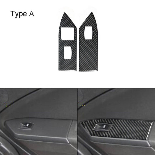 For Prius 2012-2015 Carbon Fiber Navigation Display Cover Trim Type A v