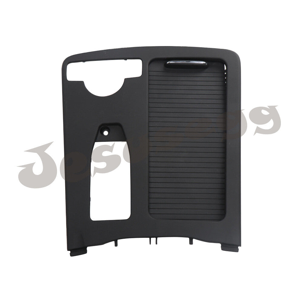 Center Console Water Cup Holder Cover Frame for Benz W204 S204 C-Class Black