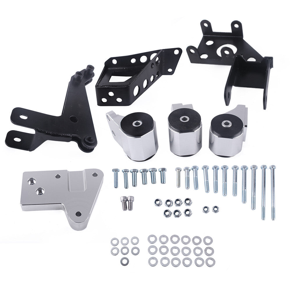 ondaEngine Mount Bracket for Honda K-Swap 92-95 EG K20 K24 K-Series DC2 EG6 Q
