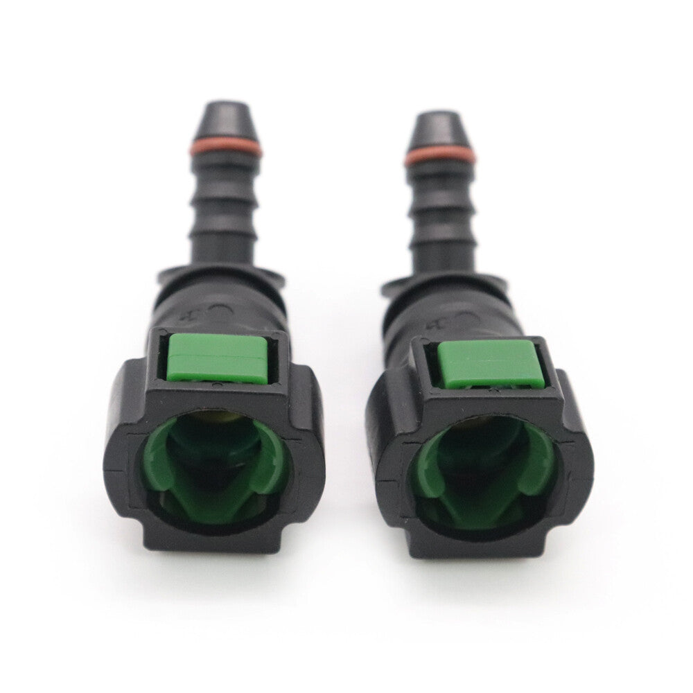 Female gasoline connector, fuel line lock fitting, 9.49 mm, ID6, 8x6, 135 degrees. v