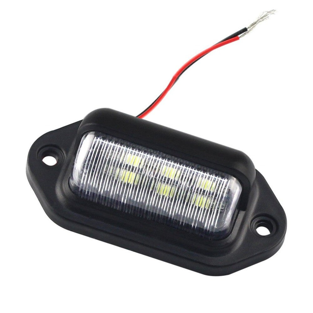 12-24V White LED Number License Plate Light Bulb Kit For Car Trailers Trucks