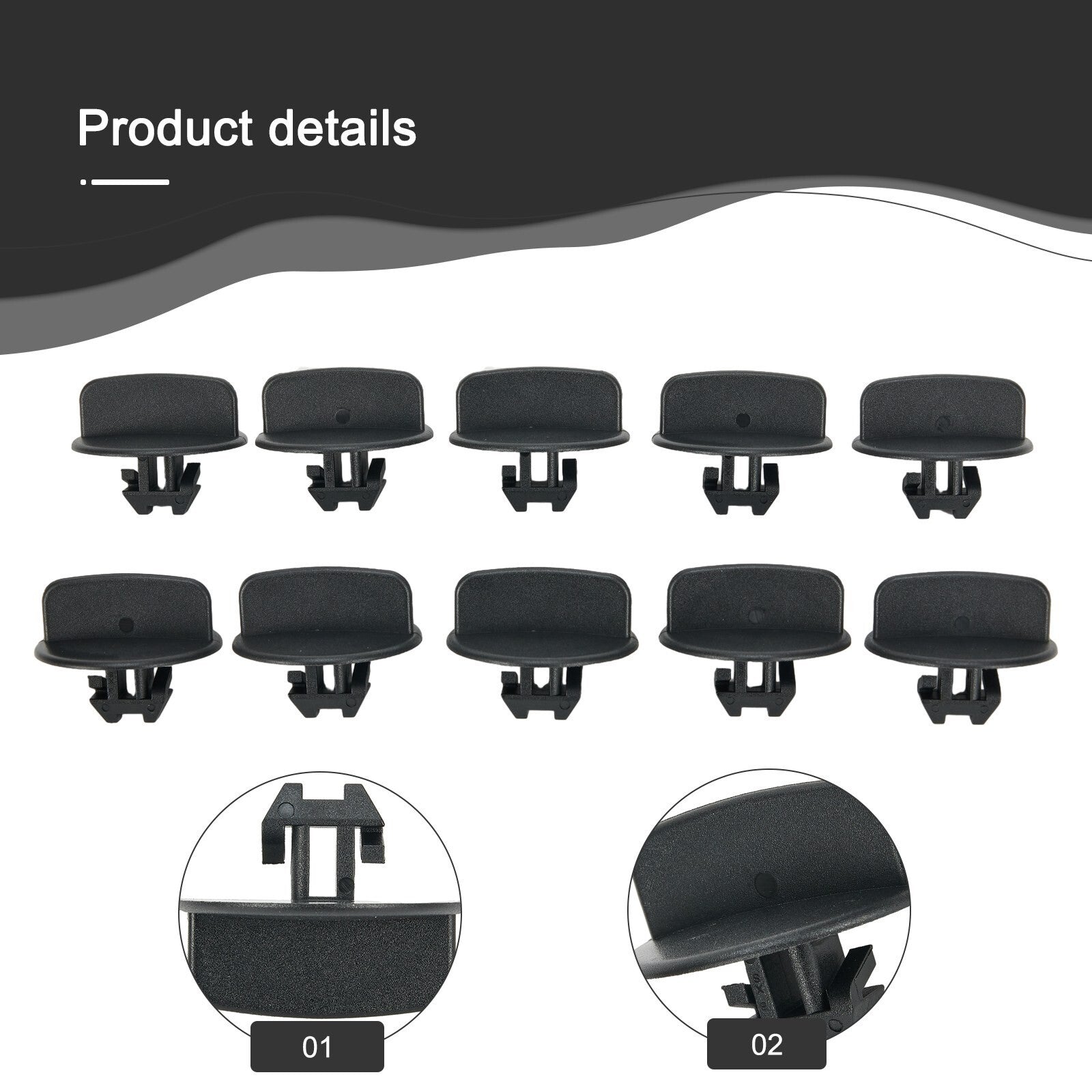 10pcs Bumper Lower Deflector Retainer Clips for Jeep For Grand For Cherokee v