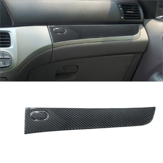 Red Carbon Fiber CD Control Panel Cover Trim For 5 F10 2011-2017 v