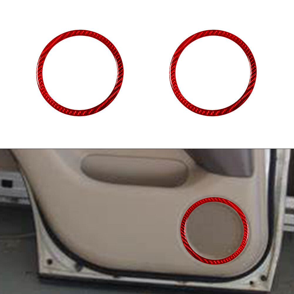 2X Interior Carbon Fiber Center Air Vent Trim Cover for Camry 2012-2014 v