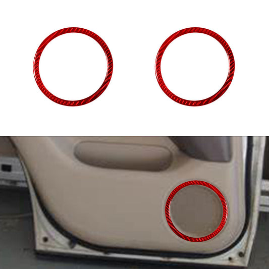 2X Interior Carbon Fiber Center Air Vent Trim Cover for Camry 2012-2014 v