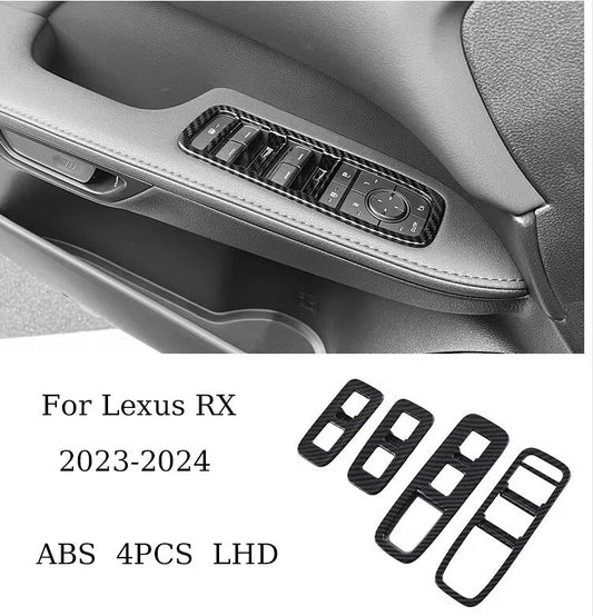 Door Armrest Window Glass Buttons Panel Trims for Lexus RX 350 Car Accessories