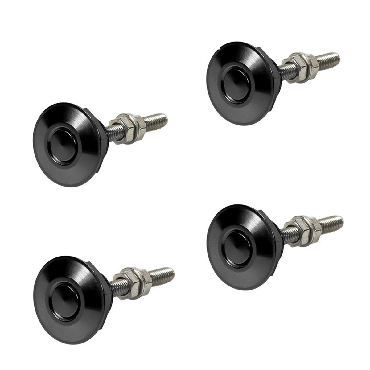 Quick Disconnect Latch Pin Fastener Push Button Clip For Car Hood Bumper 4PCS