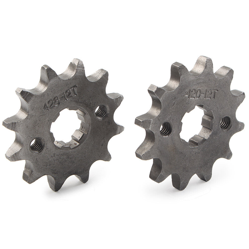 420/428 12T 17mm Front Chain Sprocket For 50cc 70cc 90cc 110cc 125cc Pit Dirt