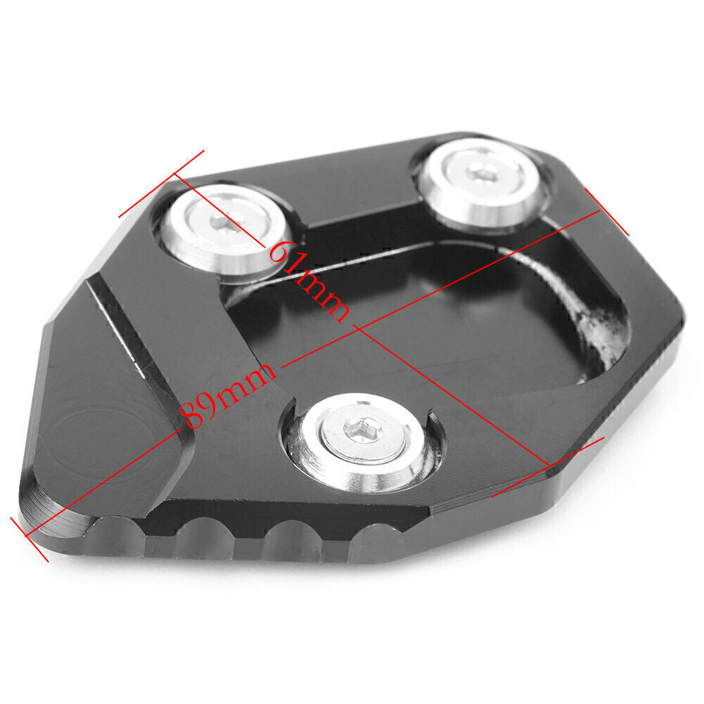 for HONDA CBR600RR F5 2007 -15 Foot Kickstand Side Stand Plate Pad Extension BLK