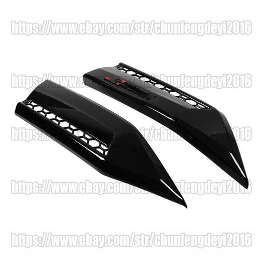 for Honda CRV CR-V 20-22 Glossy Black Front bumper Center Grille Strip Trim 2PCS