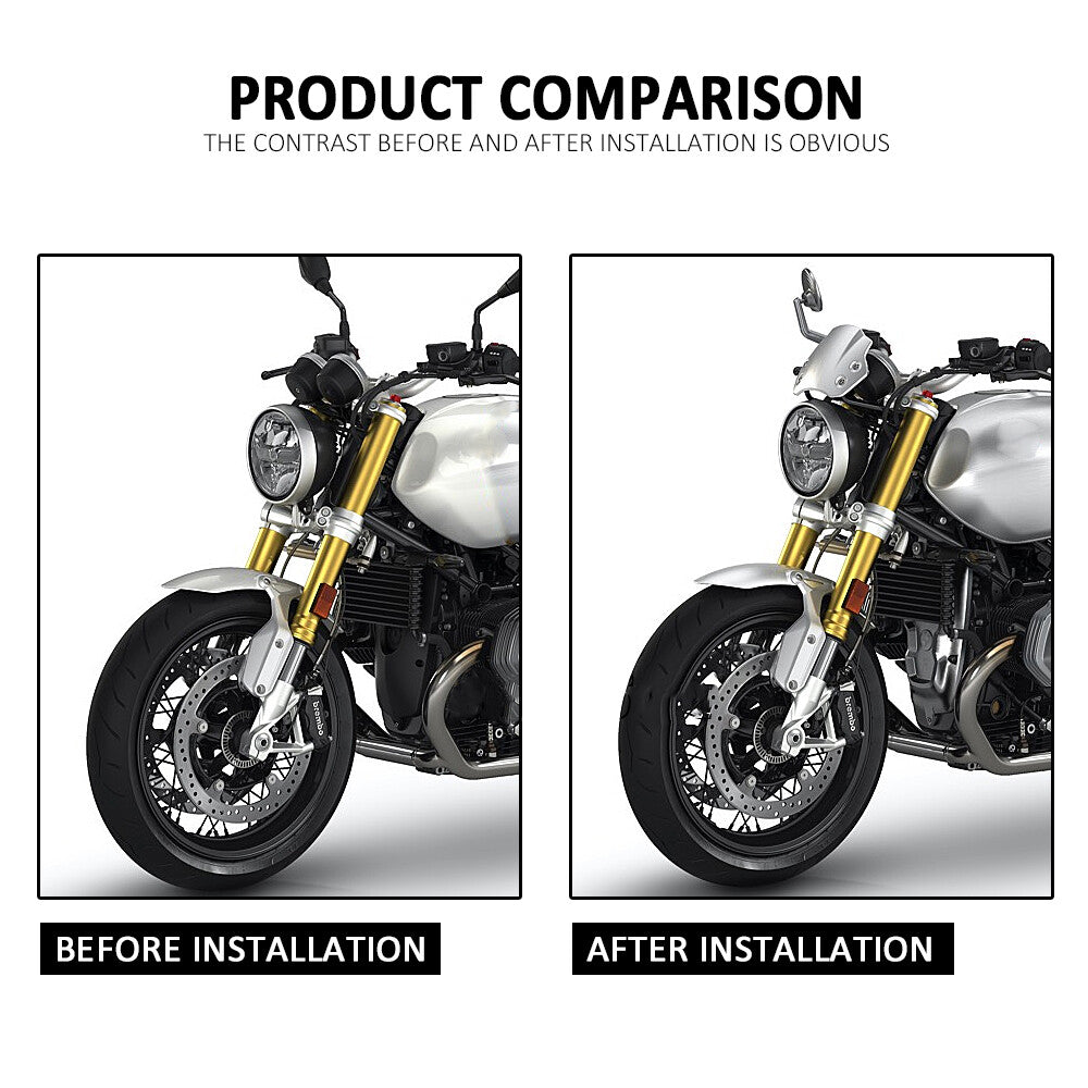Windshield for BMW R9T R NINET Scrambler Racer Pure Rninet Urban G/S Wind Shield