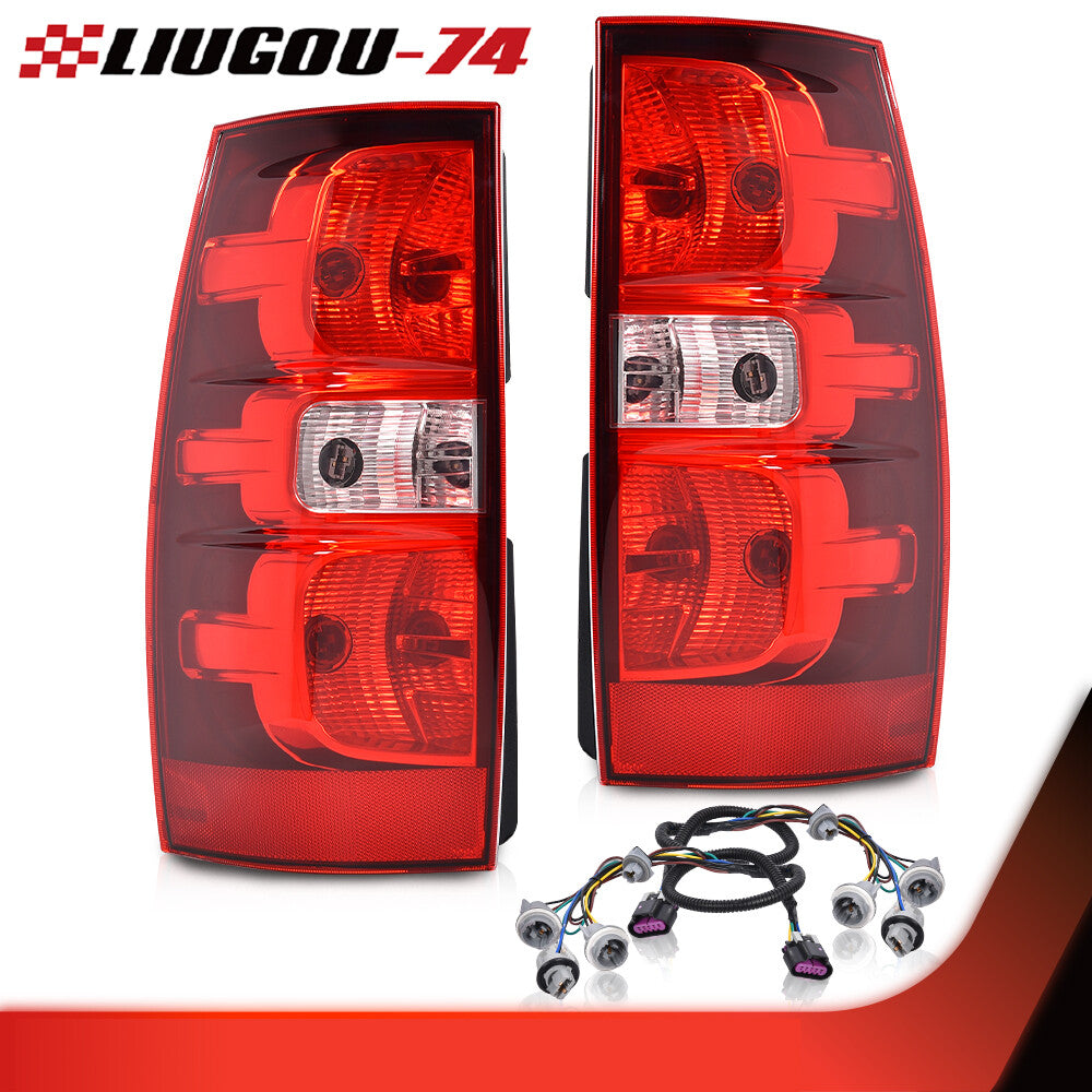 A pair of taillights and rear brake lights are suitable for a 07-14 for Chevrolet Tahoe/suburban area.