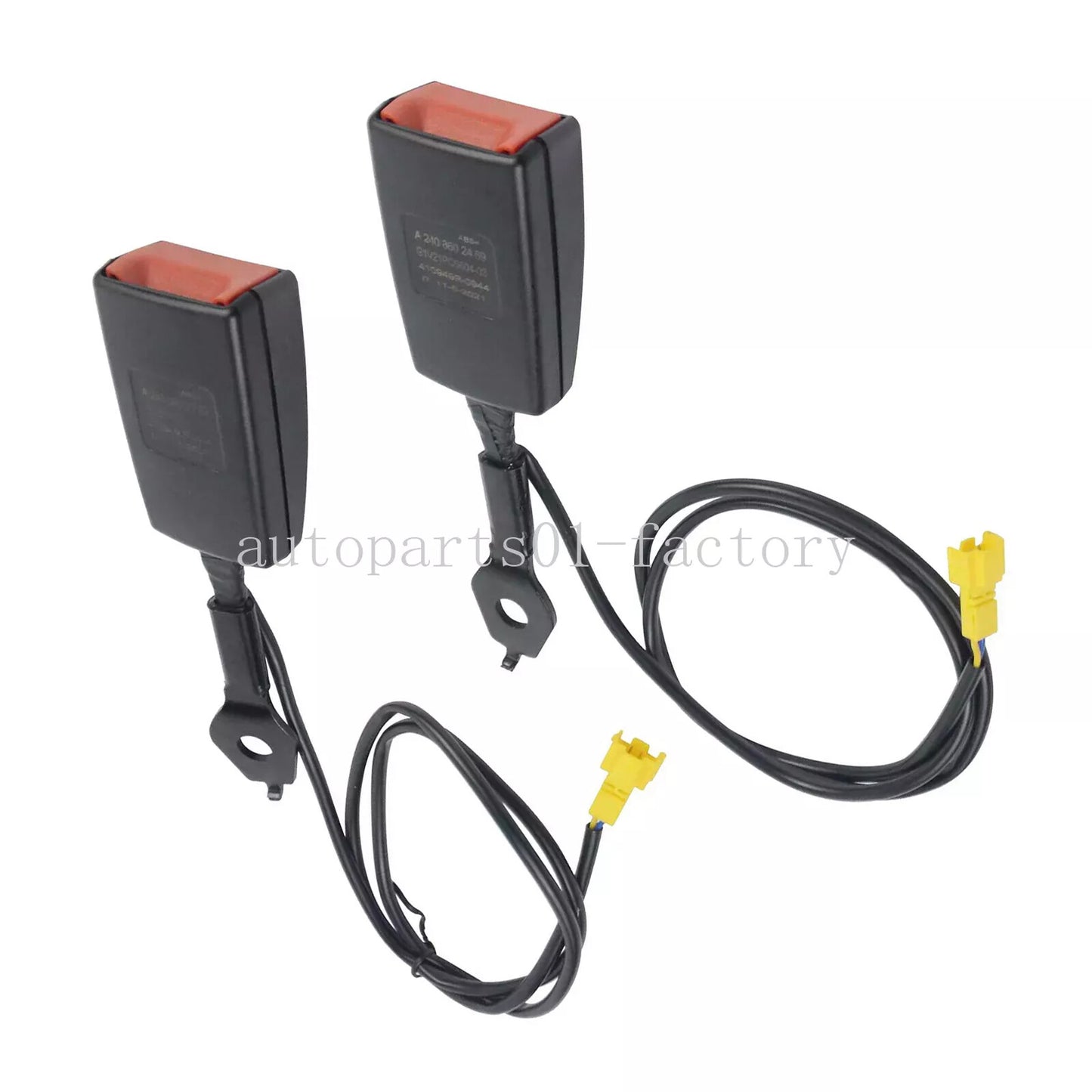1Pair Front L+R for Seat Belt Buckle Fits for Mercedes-Benz C250 C300 C350 C63 AMG