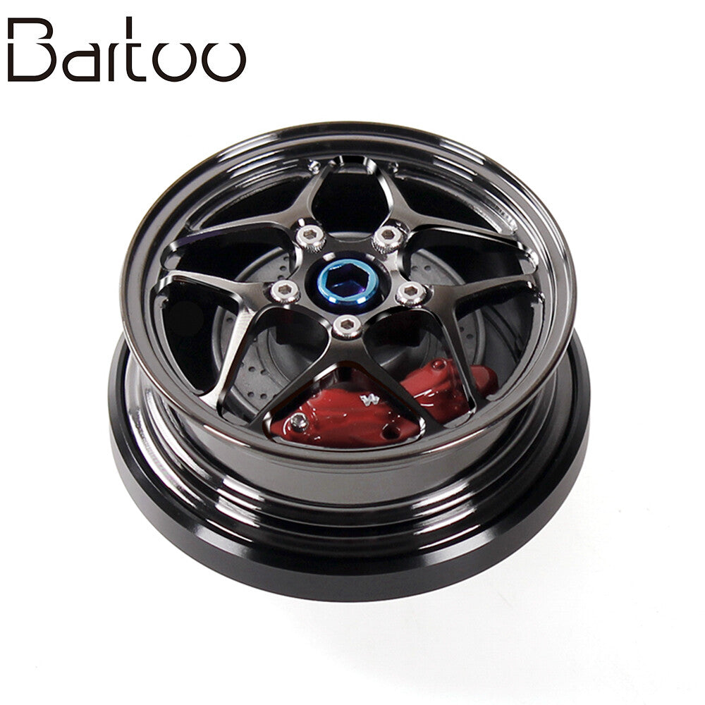 for Black Chrome Aluminum Engine Oil Cap Tank Cover Filler Q