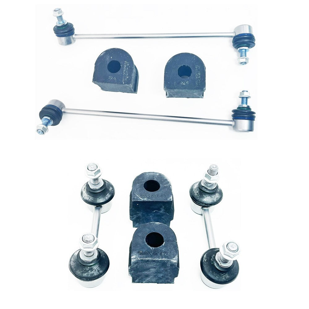 8. Front and rear stabilizer/rocker links + rocker bushings suitable for 2004-2010 E83 X3 n
