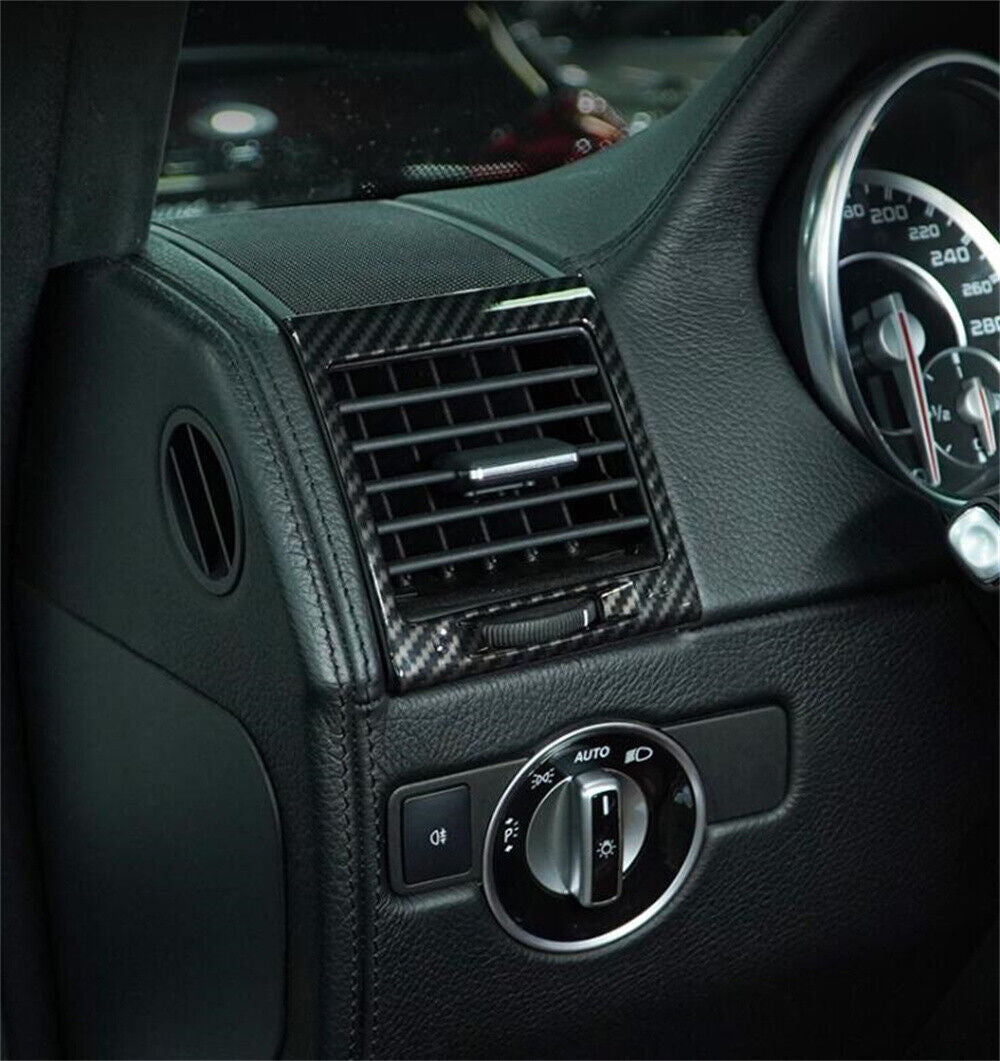 Carbon ABS Center Side Air Vent Outlet Cover for Benz G Class W463 G500 2004-11