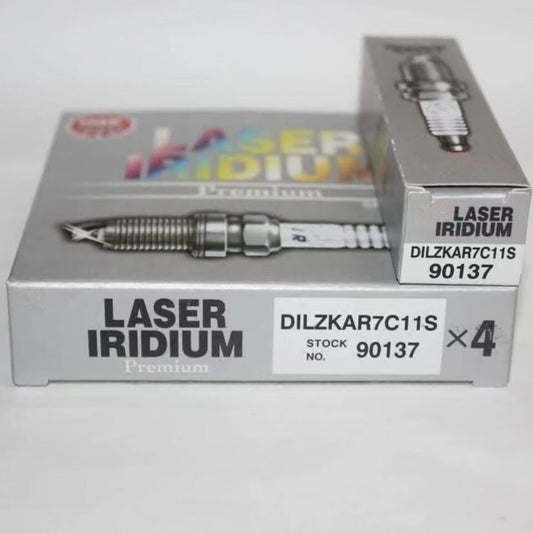 4Pcs Iridium DILZKAR7C11S Spark Plugs 90137 for Honda Jazz S GR RS Fit Hybrid Q