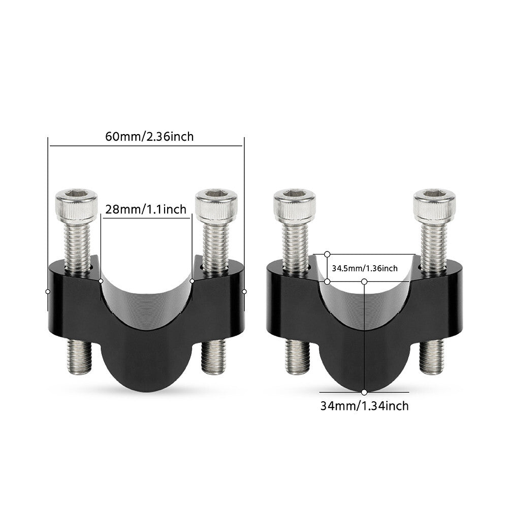 Fit 28mm 1-1/8 HandleBar Risers Mount Clamp for CF MOTO 800MT 2024 2025 800 MTX Q