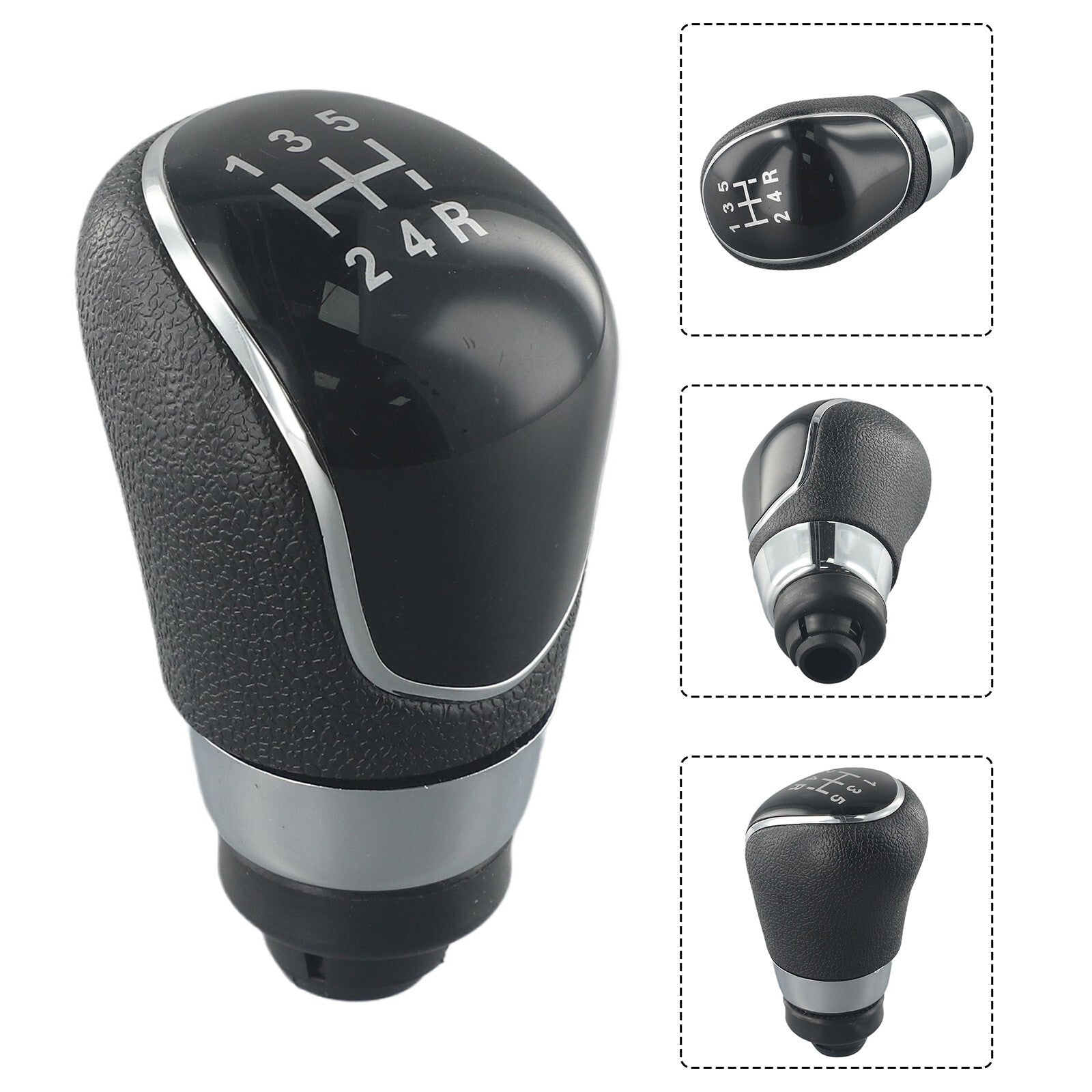 5 Speed Manual Car Gear Shift Knob PU Leather Shifter for Ford Focus MK2 FL MK3