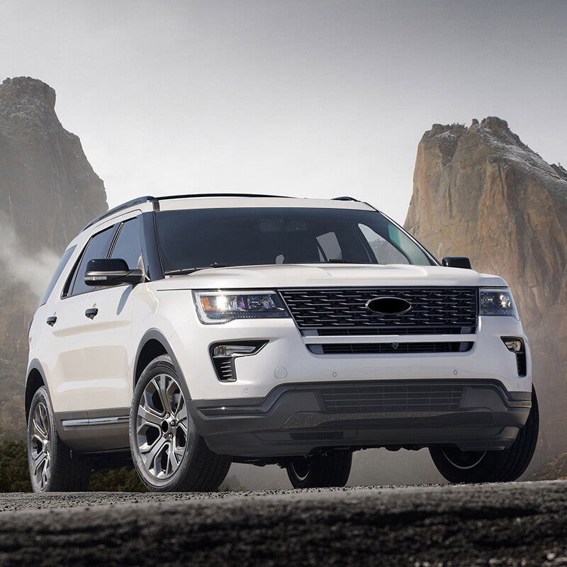 Glossy black finish for Ford Explorer 2016, 2017, and 2019 models - Left wing mirror cap