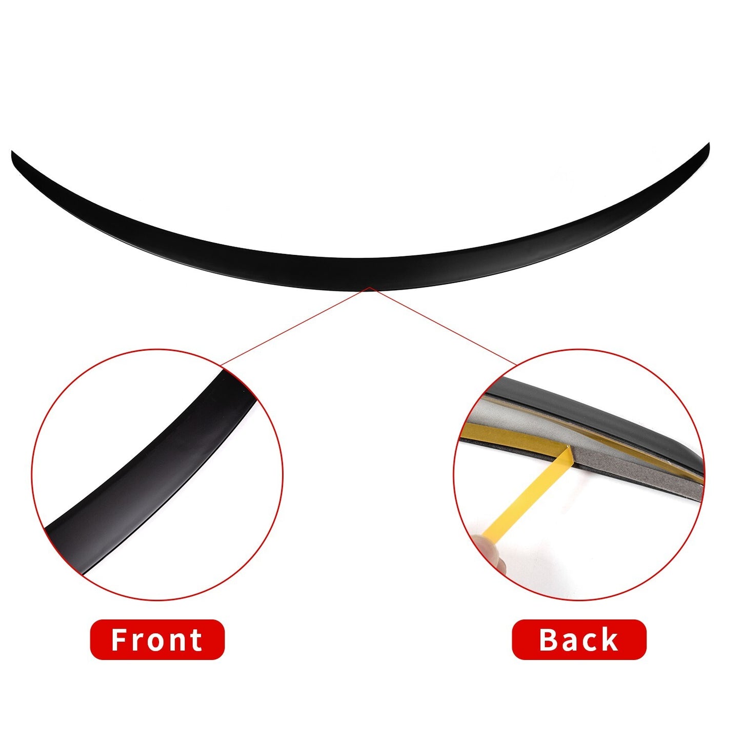 ABS Spoiler For 2020-2023 for Model Y Rear Spoiler Wing Lip Matte Black n