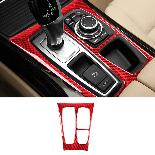 2Pcs Carbon Fiber Rear Door Power Window Cover Trim For X1 F48 2016-2018 v