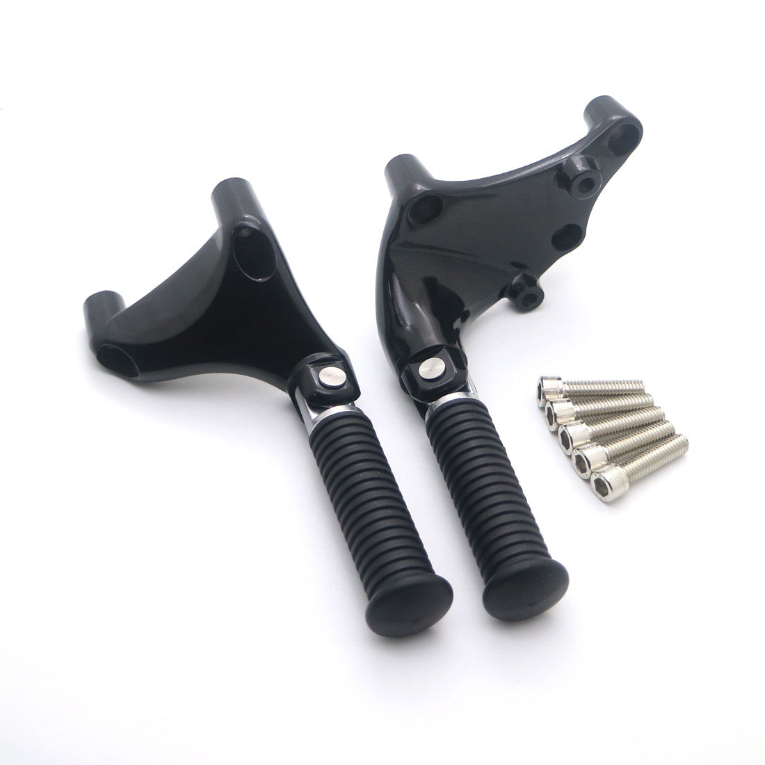 Rear Passenger Foot Pegs Pedal Mount for Harley Sportster 1200 Iron XL883 14-16 Q