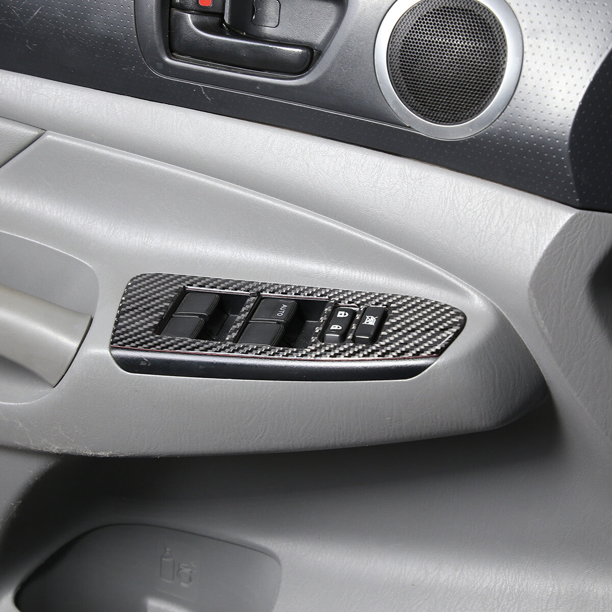 Carbon fiber window and door switch cover suitable for Tacoma 2011-15 n