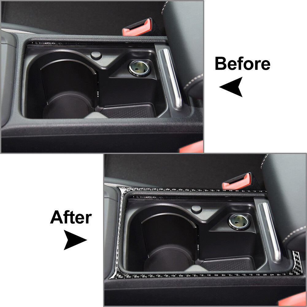 Center Water Cup Holder Frame Trim for Volkswagen for Golf 8 MK8 2021-2023