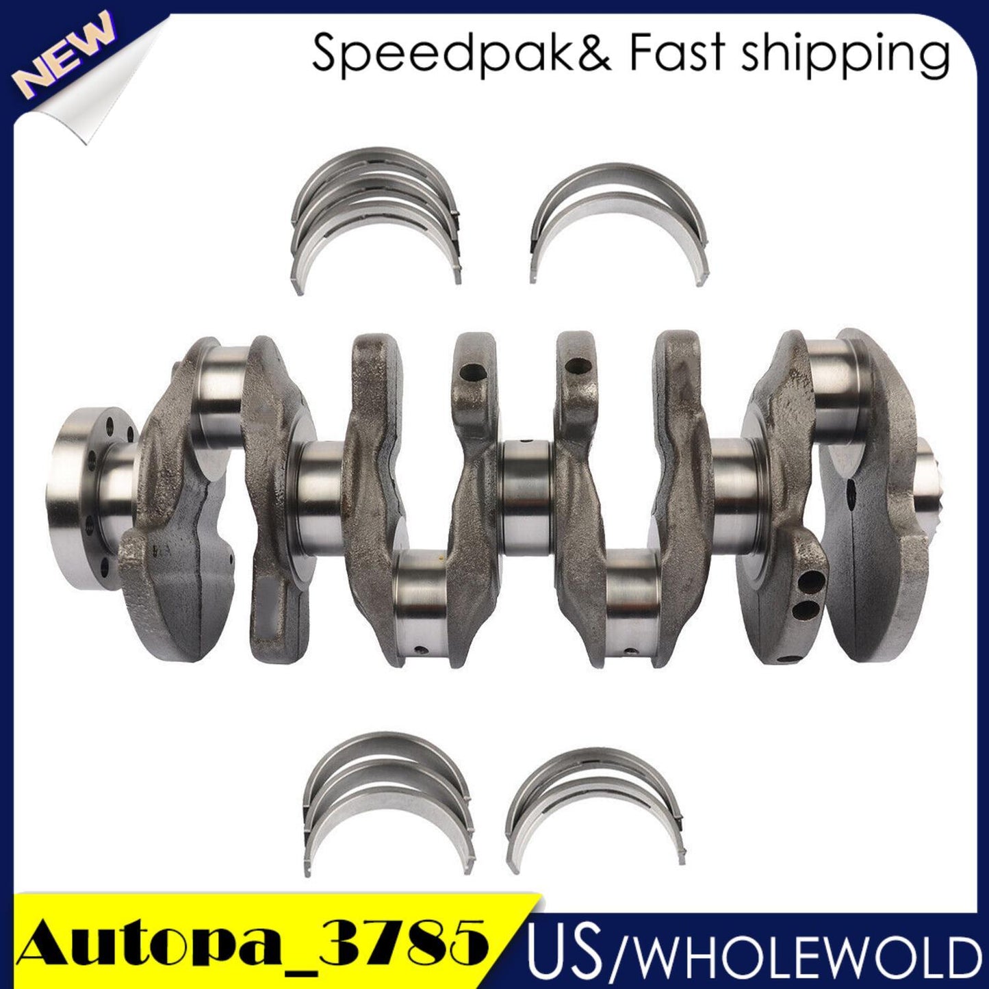 Crankshaft  Bearing for Audi A4 Q5 for VW for Golf 7R GTI for Passat 2.0 T EA888 050105189B
