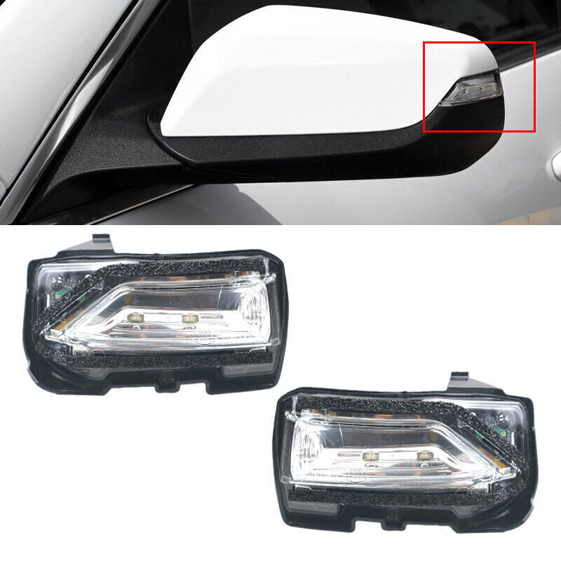LED rearview mirror turn signals suitable for Chevrolet Malibu 2016, 2017 - 2021 models.