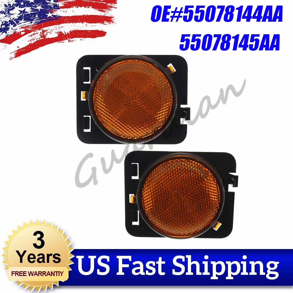 Side markings 55078144AA and 55078145AA are for Jeep for Wrangler 75th Anniversary Sport S