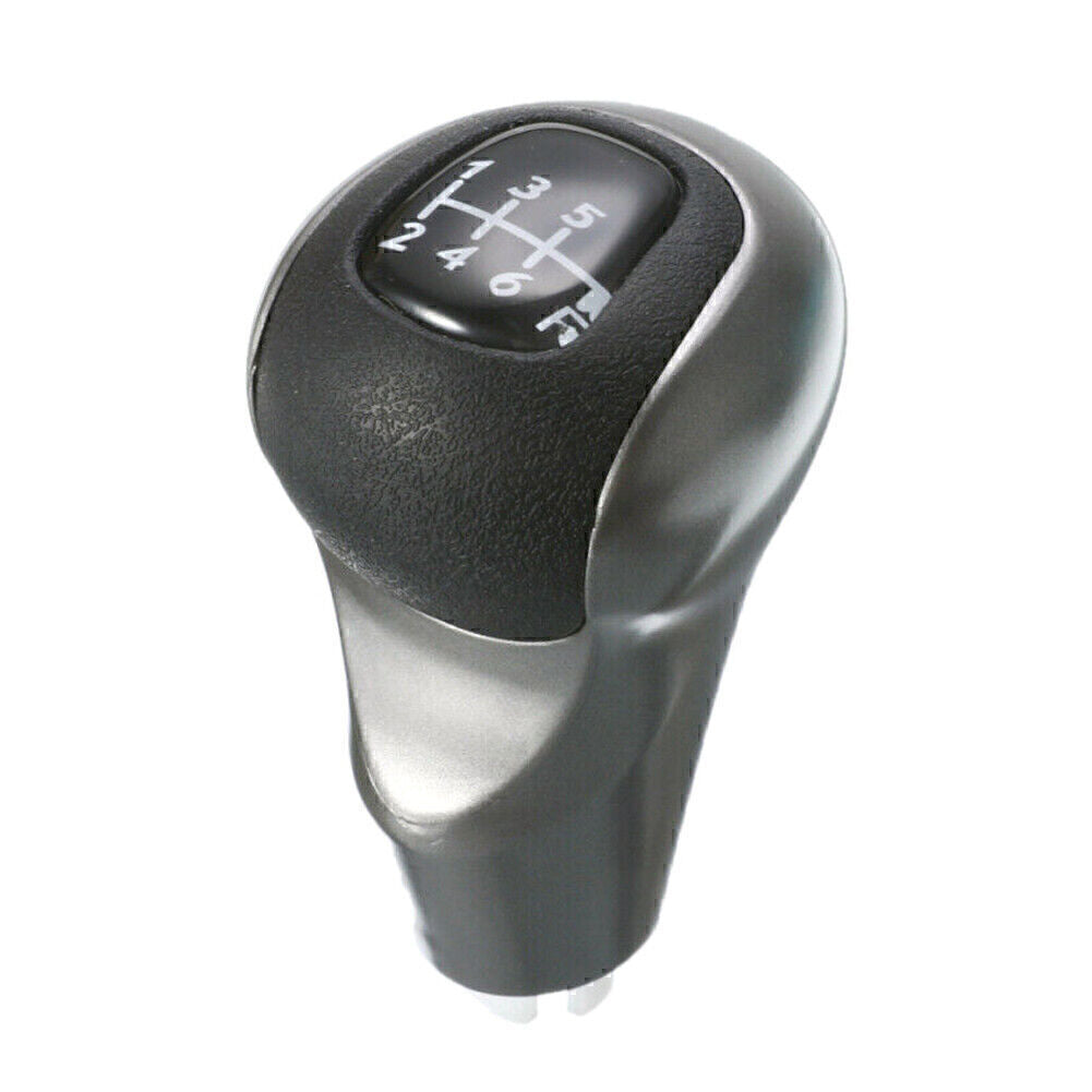 Shift Knob Black Leather W/Chrome Finish Fit for Honda for Civic 2006-2011 54102-SNA-A02