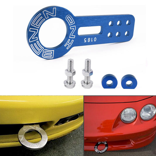 Universal Front Tow Hook towing hook Anodized Aluminum Alloy Blue Q