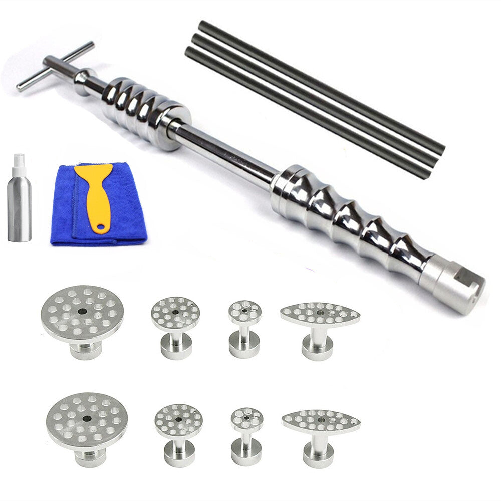 PDR tool dent repair kit with sliding hammer T-bar recessed puller,car repair v