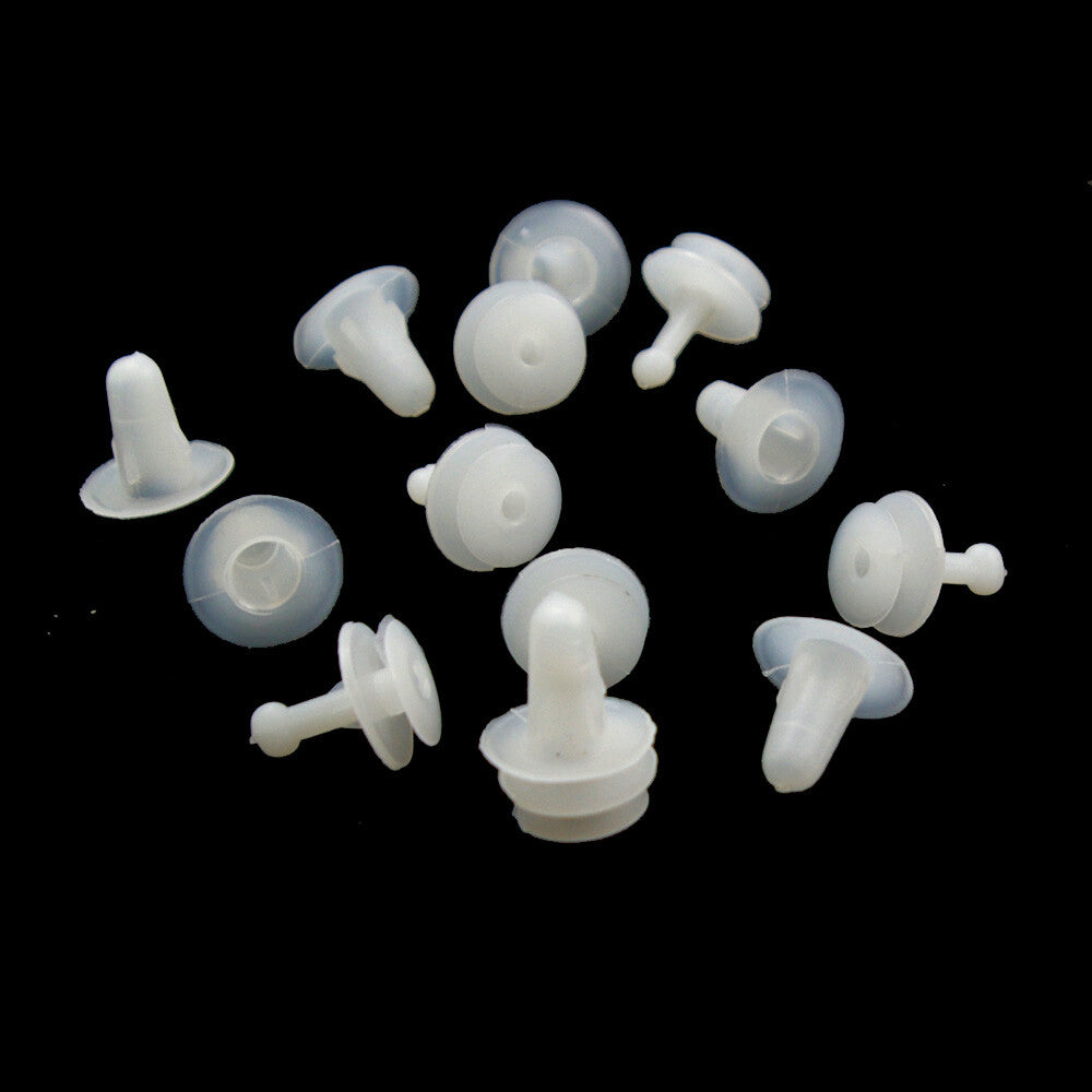 Set of 40 Door Trim Panel Clip Retainer Fastener Clips for Toyota for Lexus White Q