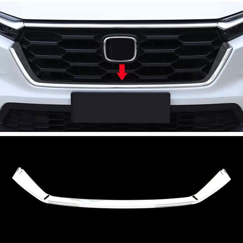 ABS Chrome Front Grille U Shape Cover Trim Strips B For 2023 for Honda CR-V CRV n